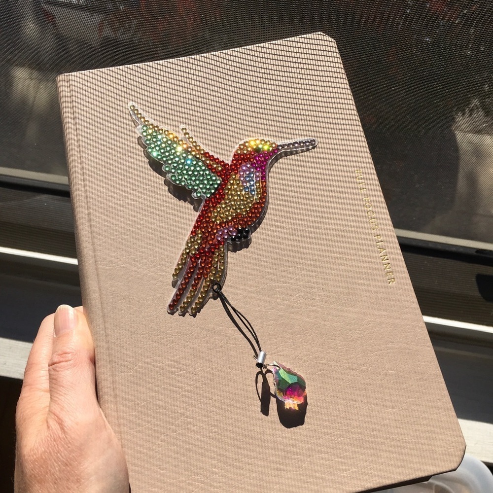 Diamond Art HUMMINGBIRD 05 Bookmark, Colorful, Sparkly, Bling - Picture 10 of 16